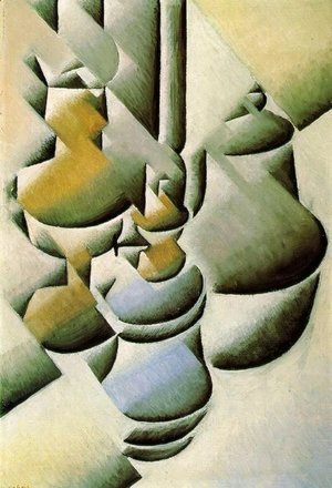 Juan Gris - Still Life with Oil Lamps 1911-1912