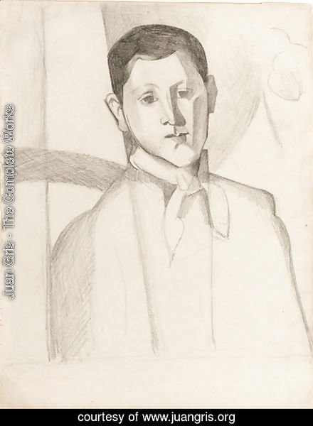 Portrait de Louis Guillaume (d'apres Paul Cezanne)
