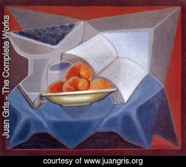Juan Gris - Fruit and Book