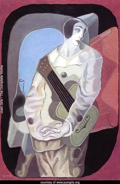 Pierrot with Guitar I