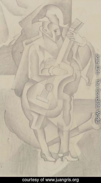 Juan Gris - Homme a la guitare