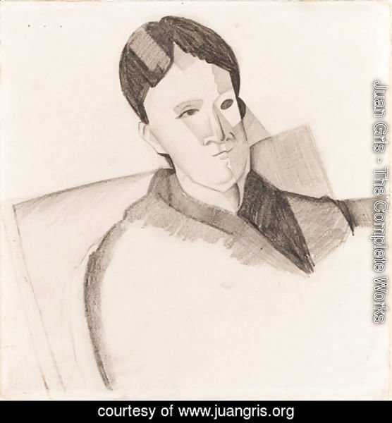 Portrait de Madame Cezanne (d'apres Paul Cezanne)