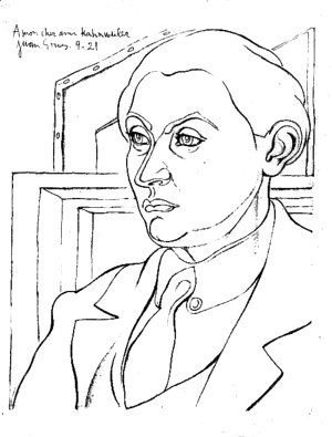 Portrait Daniel Henry Kahnweiler